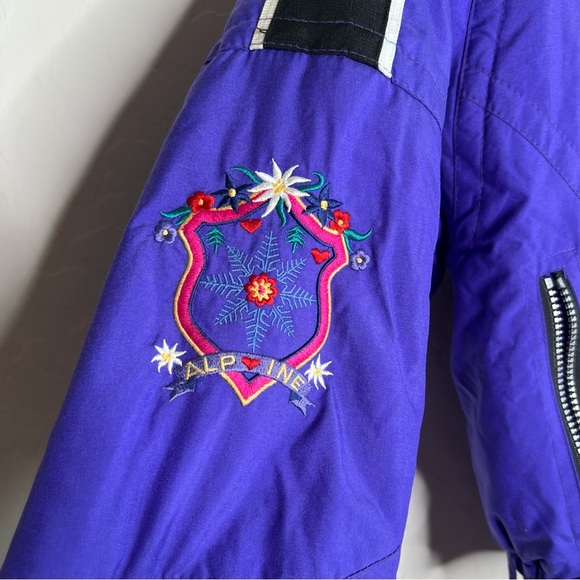 Obermeyer Savannah Purple Embroidered Alpine Snow Ski Jacket - Picture 2 of 9